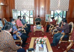 Idul Fitri Perkuat Sinergitas, Fachrori Silaturahmi dengan Kajati, Kakanwil Kumham dan  Baznas