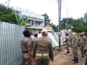 Pemkot Jambi Bongkar Bangunan Liar di Kawasan Pasar Talang Banjar