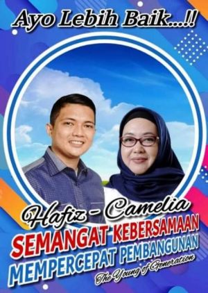 Makin Seru... Duet Hafiz Fattah-Camelia Hasip Menguat di Pilbup Batanghari