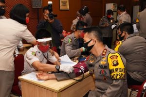 Sambut Hari Bhayangkara Ke-74, Kapolda Jambi Gelar Donor Darah