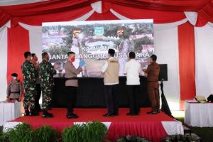 Kapolda Jambi Resmikan Kampung Bantar Tangguh Nusantara di Ekajaya