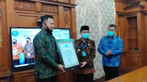 Selamat...Mochammad Farisi Terima Penghargaan Nasional P4GN BNN RI