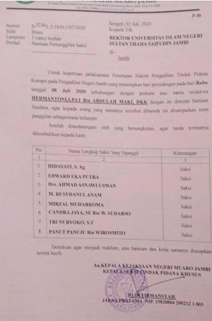 8 Saksi Dihadirkan Dalam Sidang Korupsi Pembangunan Auditorium