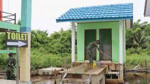 Satgas Ajak Warga Untuk  Jaga Kebersihan Desa Labuhan Pering