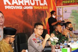 Bahas Pencegahan Karhutla, Kapolda Jambi: Matikan Api Sejak Kecil