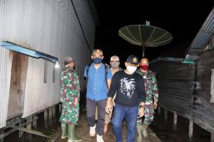 Wadansatgas TMMD Kodim Tanjab Sambut Kedatangan Rombongan dari Pemkab Tanjab Timur