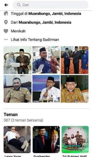 Hati-Hati Akun Facebook Palsu Catut Nama PJ Sekda Provinsi Jambi 