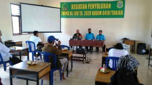 Satgas TMMD Gandeng BNNK Tanjab Timur Lakukan Penyuluhan Bahaya Narkoba