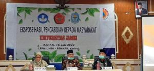 LPPM Unja Ekspos Hasil pengabdian di Kerinci dan Sungaipenuh
