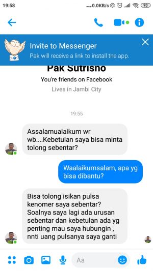 Akun Facebook Rektor Unja Diretas, Diminta Tak Layani Permintaan Apapun