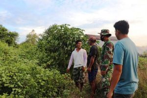 Antisipasi Karhutla, Satgas TMMD Kodim Tanjab Beri Himbauan Kepada Warga Desa Labuhan Pering 