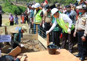 Dorong Pertumbuhan Wilayah, Pemprov Bangun Jembatan Rantau Limau Manis