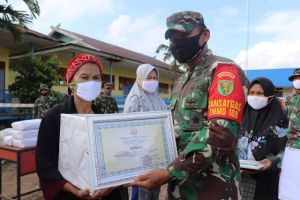 Jelang Berakhirnya Program TMMD, Kodim Tanjab Gelar Lomba Rumah Sehat