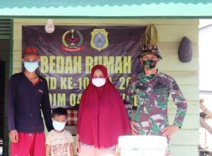 Kini Kami Dapat Tidur Nyaman, Berkat Bedah Rumah TMMD Ke-108 Kodim Tanjab