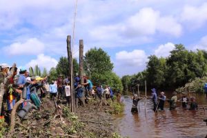 Semangat Gotong Royong dan Imunitas Lawan Covid-19 Menggelora di TMMD ke-108 Kodim Tanjab