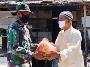 Warga Dusun Kapas Desa Labuhan Pering, Rasakan Manfaat Bantuan Sembago TMMD ke-108 Kodim Tanjab