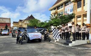 HUT RI ke 75 Tahun, Polda Jambi Salurkan 48 Ton Beras ke Masyarakat
