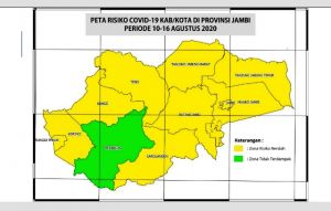 Kabupaten Merangin satu-satunya Wilayah Yang Masuk Zona Hijau
