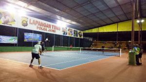 Sempat Ditunda, Pertandingan Tenis  Gubernur Cup III Akhirnya Dimenangkan Pemprov Jambi