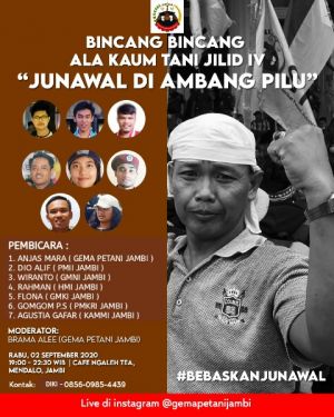 Mahasiswa Berkumpul Soroti Kasus Junawal dan Konflik Agraria Di PT.LAJ