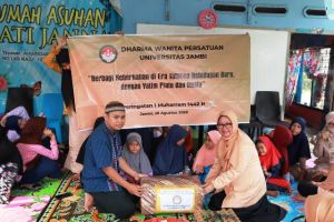 Peringati Tahun Baru Islam, DWP Unja Berbagi Keberkahan