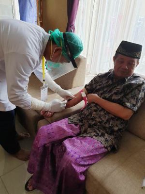 FU Uji Swab Di Rumah, Syafril Nursal Uji Swab Di RSUD Palu