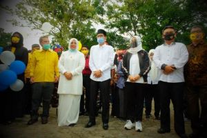 Didampingi Sum Indra, Ratu Munawaroh Hadiri Deklarasi Yunninta Asmara - Mahdan