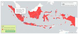 Update 3 September 2020, Kasus Covid-19 Bertambah 1 Lagi Total 303 Orang