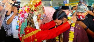 Tiba Di Jambi, Syafril Nursal Disambut Antusias Pendukung