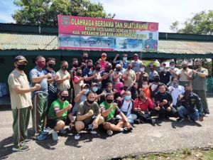 Dandim 0420/Sarko dan Wartawan Jalin Silaturahim Melalui Olahraga