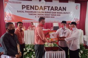 Berkas Pencalonan Mulyani - Amin Lengkap, Pilkada Tanjabbar Sah 3 Pasang 