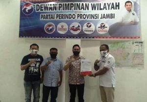 Partai Perindo Resmi Dukung Fikar-Yos Adrino di Pilwako Sungai Penuh