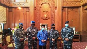 Komandan Danlanal Audiensi ke Gubernur Fachrori, Ini yang Disampaikan