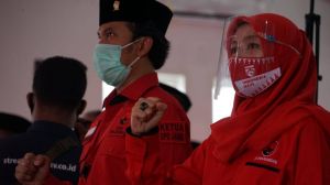 Kader PDI Perjuangan Solid Bergerak Menangkan CE-Ratu, Hasto: Kader Membelot akan Disanksi 