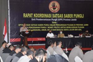 Saber Pungli Gelar Rakor Pengawasan Money Politic di Pilkada Mendatang