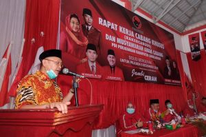 Bakar Semangat Kader PDIP di Rakercabsus, Cek Endra: Sarolangun Adalah Basis Maka Harus Menang Telak