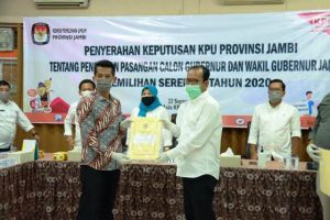 Resmi Ditetapkan Sebagai Cagub dan Cawagub Jambi, Ini Kata Haris-Sani