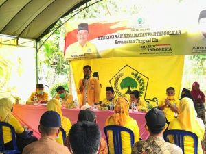 Jahfar Buka Muscam Partai Golkar Tungkal Ulu, Ini Harapannya