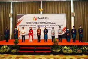 Bawaslu Gelar Fakta Integritas Terkait Penerapan dan Penegakkan Protokol Kesehatan