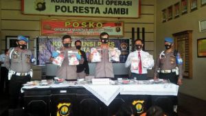 Dua Bulan Sat Narkoba Polresta Jambi Berhasil Ungkap 25 Kasus Narkoba Dengan 32 Tersangka