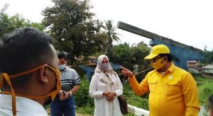 Cek Lokasi, IW Warning Kontraktor Putus Kontrak Jika Pekerjaan Turap di Dapilnya Tak Sesuai Target