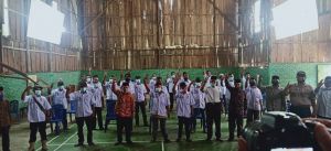 Demi Patuhi Protokol Kesehatan, Pelantikan Tim Pemenangan Haris-Sani di Merangin Dibagi Dua Sesi 
