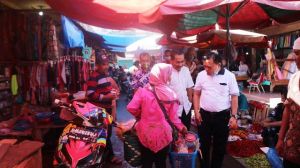 Blusukan ke Pasar Bawah Bangko, Al Haris Rasakan Kesulitan Ekonomi Dampak Covid-19