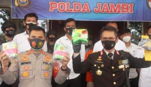 Puluhan Kg Sabu dengan Nilai Rp41 M Berhasil diamankan, Kapolda Jambi : Terimakasih Kerjasamanya