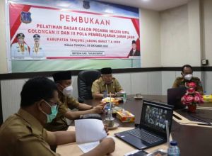 Bupati Buka Pelatihan Dasar CPNS Virtual