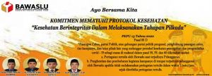 Pilkada Wajib Mematuhi Protokol Kesehatan