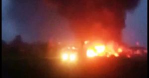 Sumur Minyak Milik Pertamina di Muaro Jambi Meledak Terbakar