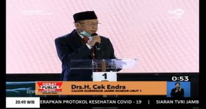 Sampaikan Visi dan Misi Tanpa Teks, CE Sebut dengan Potensi Energi, Jambi Bisa Swasembada Listrik