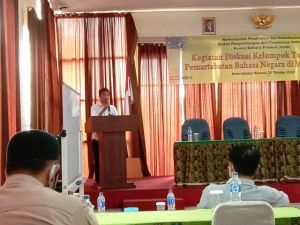 KBPJ Buat Diskusi Bersama Awak Media, Sukardi: Jurnalis Punya Peran Penting Terhadap Bahasa