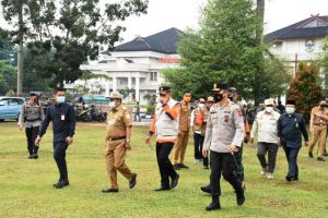 Kapolda Jambi Hadiri Apel Kesiapsiagaan Hadapi Bencana Hidrometeorologi